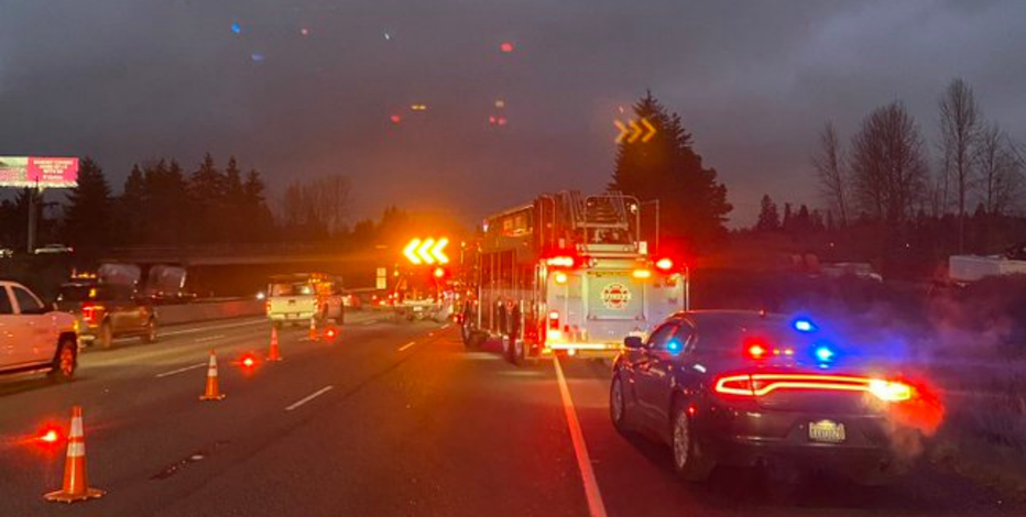 WSP: Tow truck driver fatally struck by semi on I-5 near Milton; semi driver suspected of DUI