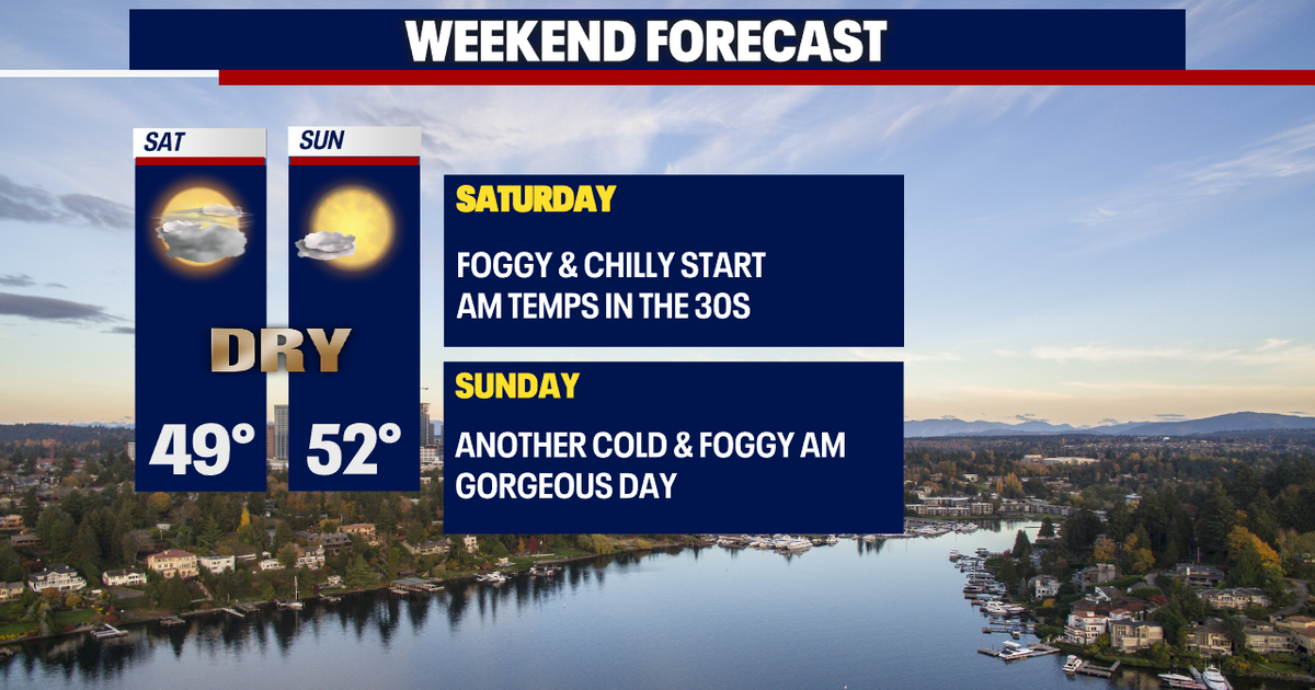 Seattle weather: Warm weekend ahead after dreary week | FOX 13 Seattle