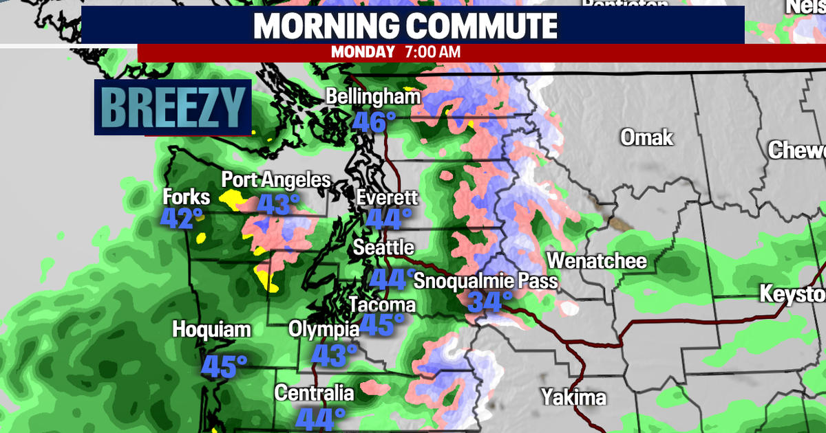 Widespread rain makes for a soggy start to the work week | FOX 13 Seattle