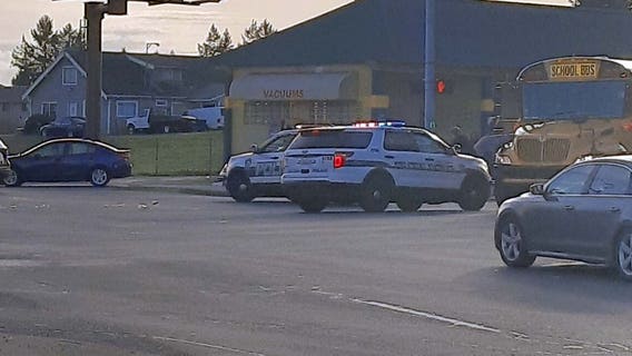 Tacoma Police investigating crash with stolen car, shots fired