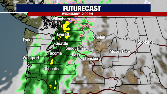 Seattle weather: Rain and cooler temps return Wednesday