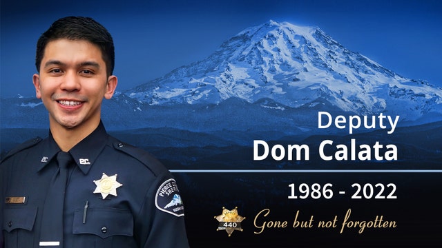 Memorial service held for fallen Pierce County Deputy Dom Calata