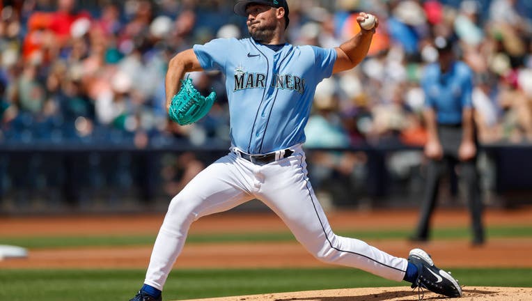 This is a 2023 photo of Robbie Ray of the Seattle Mariners