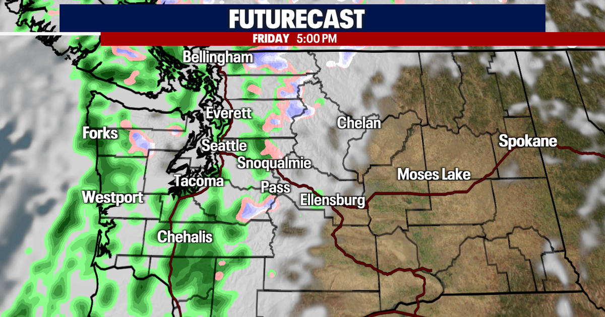 Light rain showers return for the evening commute Friday | FOX 13 Seattle