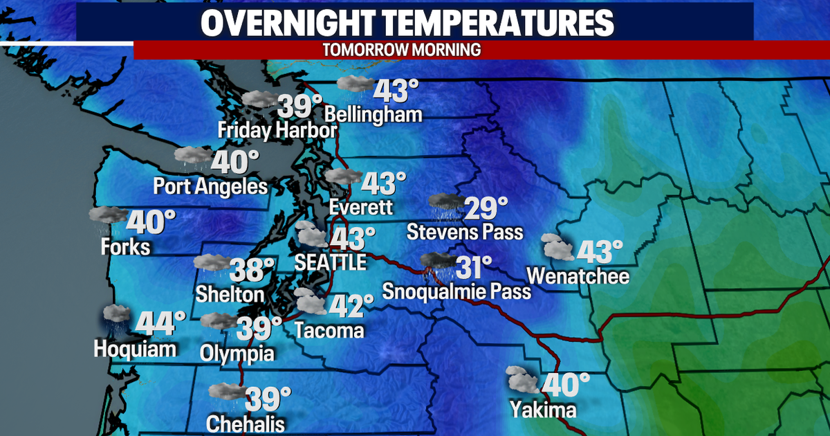 Scattered showers return along with an isolated storm | FOX 13 Seattle