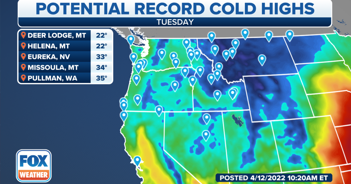 Roller-coaster weather pattern bringing record cold to the West, warm ...