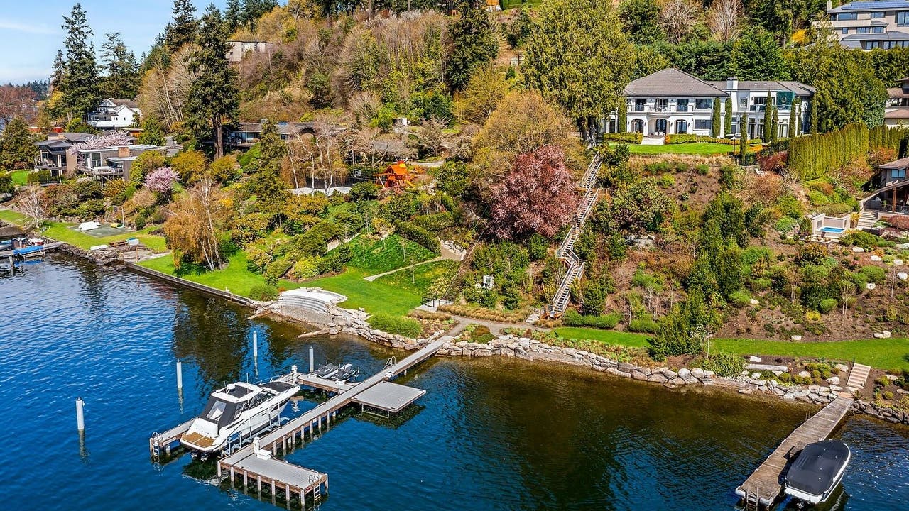 Russell Wilson’s Bellevue mansion now for sale, listed at  million