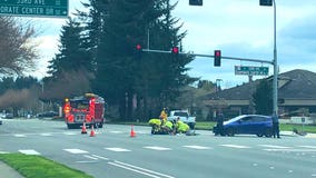 Pedestrian seriously injured after Lacey crash