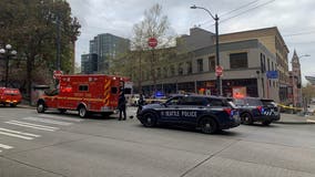 1 wounded, 1 arrested in Pioneer Square stabbing, police say