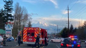 Motorcyclist in critical condition after crashing with car in Everett