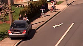 Police search for driver who crashed into a family riding bikes in Mount Vernon