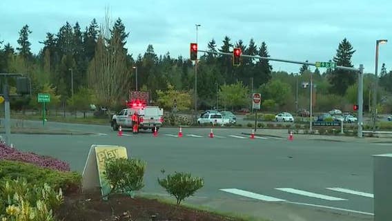 Wrong-way, hit-and-run crash near Puyallup leaves 1 injured