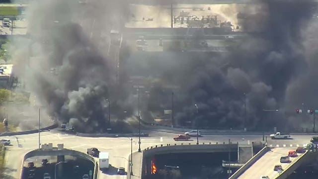 Road reopens following fire near T-Mobile Park