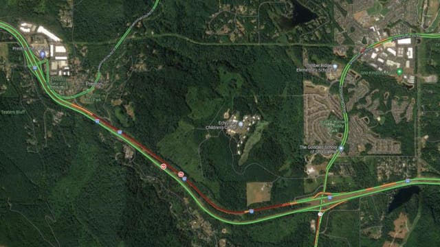 Person killed in head-on crash on I-90 near Preston, portion of roadway closed