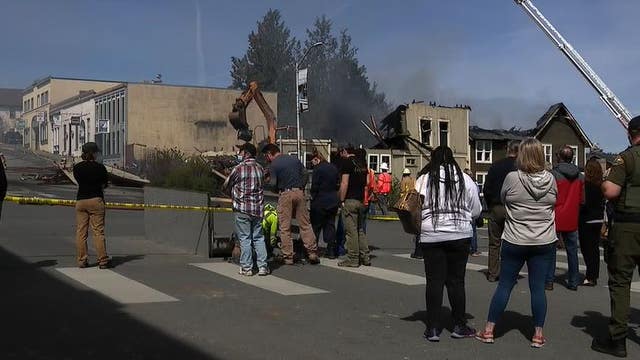 Officials: Fire that tore through historic downtown Friday Harbor was intentionally set