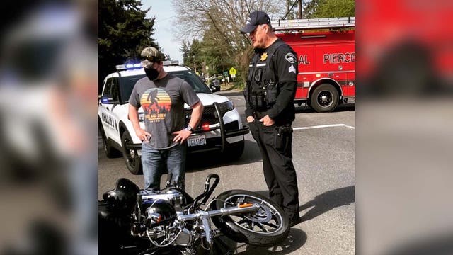 Deputies: Good Samaritan treats injured motorcyclist moments after crash