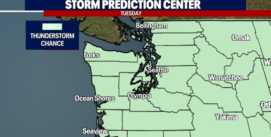 Spotty thunderstorms return to the forecast