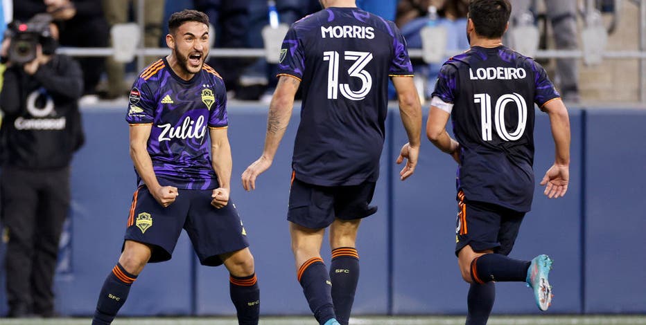 Sounders top NYCFC 3-1 in 1st leg of Champions League semis