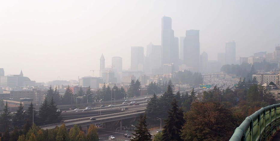 Western WA had among worst air quality in . due to wildfire season, data  shows