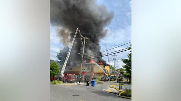 Fire tears through vacant Rainier Valley building
