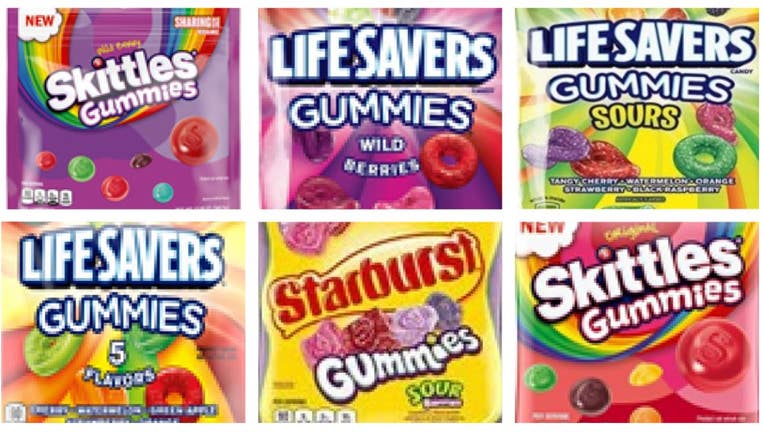 Candy recall - Mars Skittles Life Savers Starburst