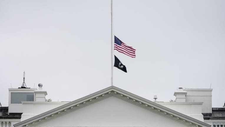White House Flags Flown At Half Staff To Mark 1 Millionth Death From Covid-19 In U.S.