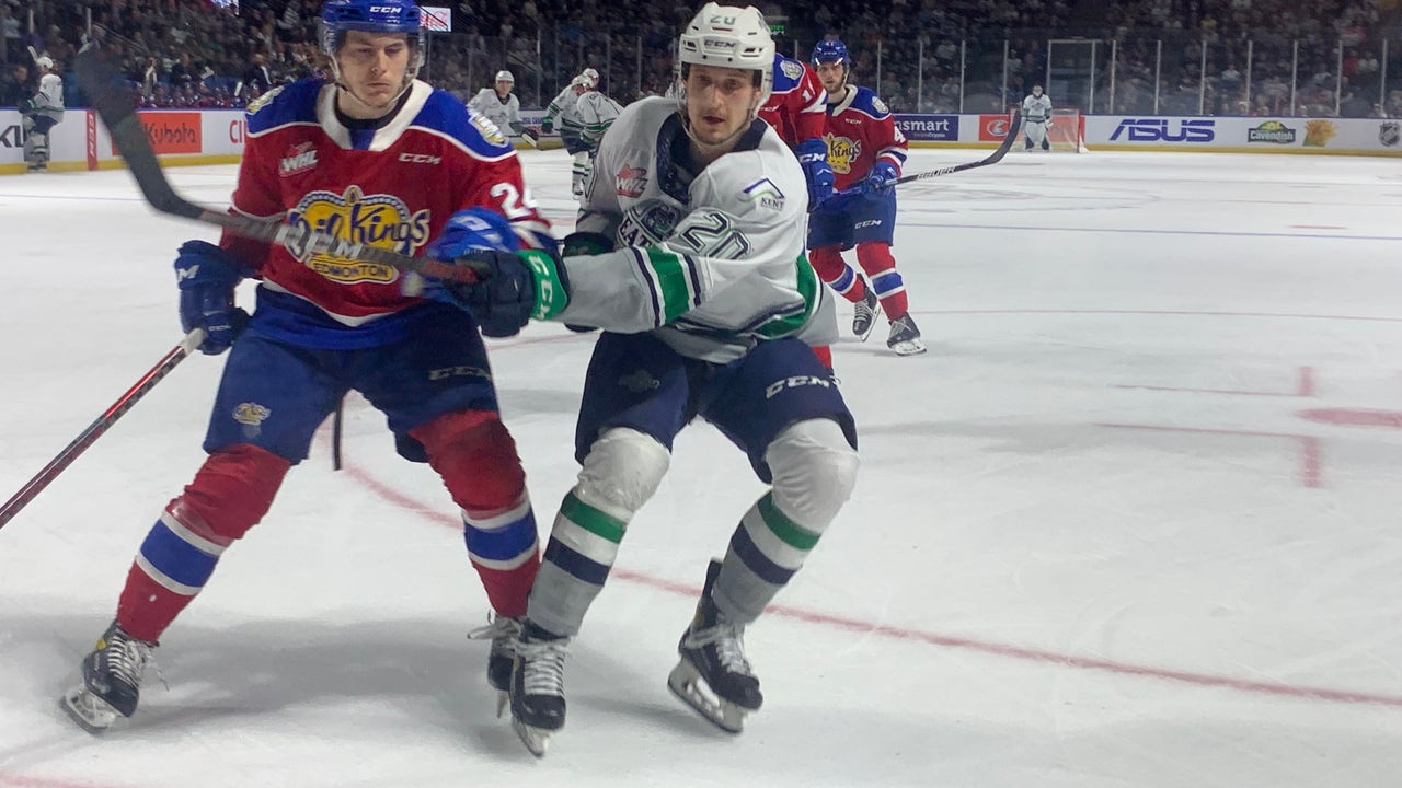 Thunderbirds shut out 40 by Oil Kings in Game 3 of WHL Championship