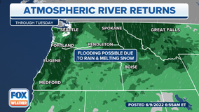 Atmospheric river soaking Pacific Northwest could bring wettest June on record