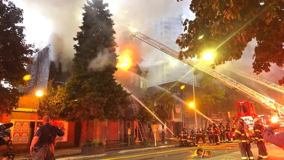 Fire breaks out in vacant Belltown building