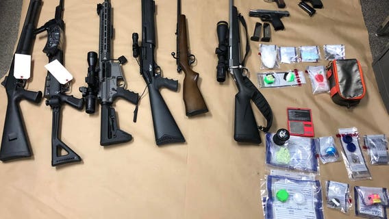 Thurston County deputies arrest suspected drug dealer, seize stolen truck, guns, narcotics