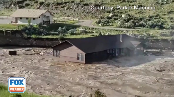 Family watched helplessly as their home washed away in Yellowstone flood