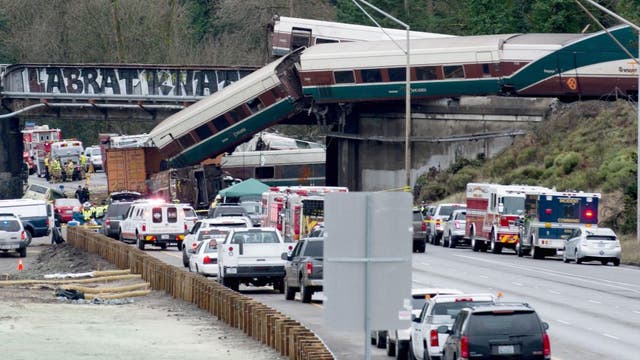 A look at recent Amtrak derailments and other crashes