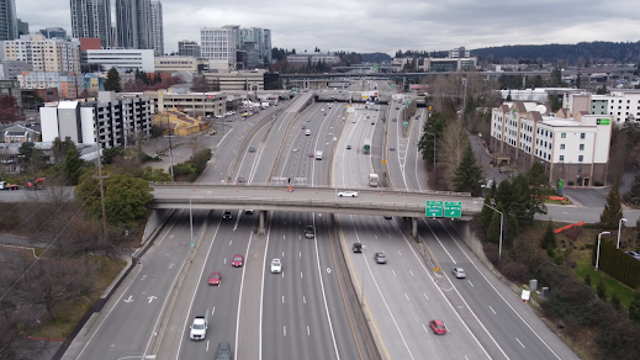 I-405 in downtown Bellevue to close this weekend as crews start construction on new Main Street Bridge