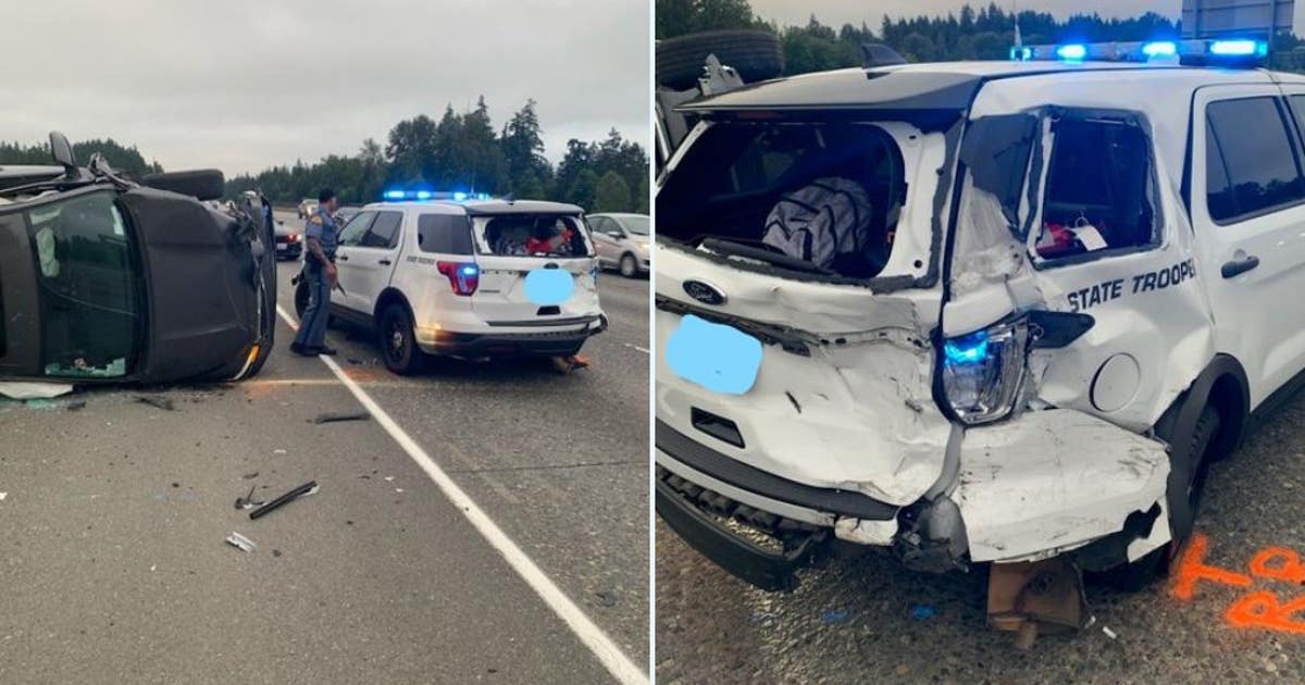 Driver arrested for DUI after slamming into a state trooper in Federal ...