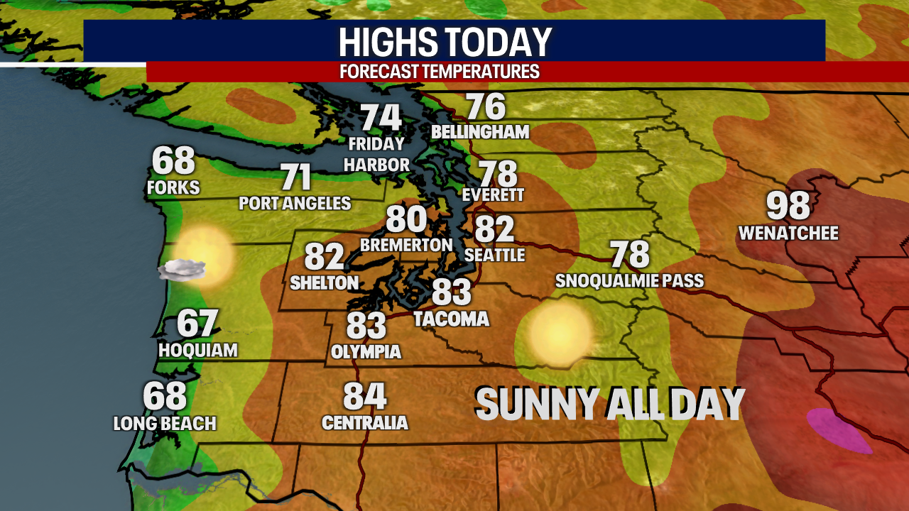 Seattle Weather Warm Wednesday, Heating Up Next Week TrendRadars