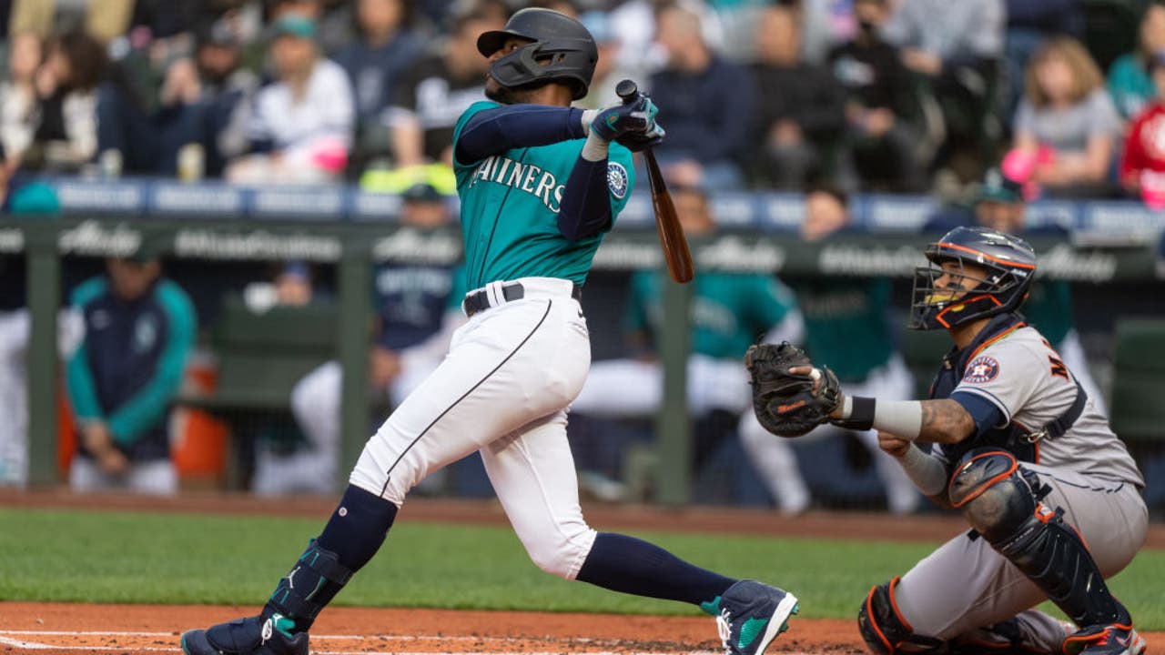 Kyle Lewis back in the lineup, and in the outfield, for Mariners