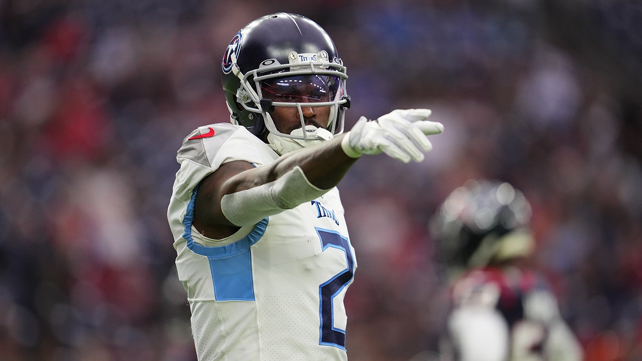 Tennessee Titans wide receiver Julio Jones (2) during the second