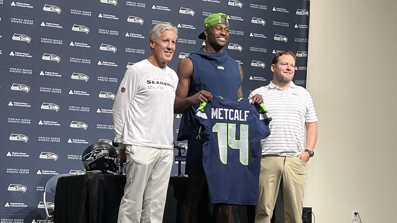 DK Metcalf on new deal with Seahawks: I wasn't leaving. I wanted to be  here.