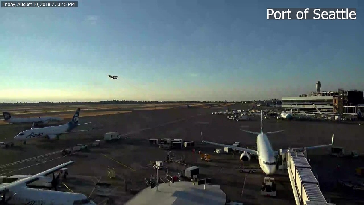 Released Video Shows Moments Before Plane Stolen At Sea-Tac Airport In ...