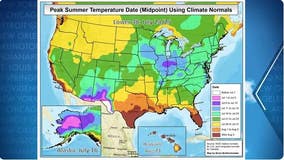 It's all downhill from here? US reaches average peak of summer temperatures
