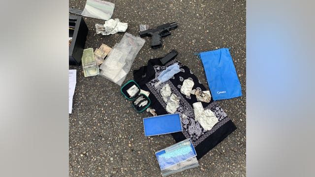 Olympia police seize fentanyl, guns and cash from gas station shoplifting arrest