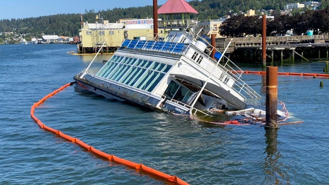 US Coast Guard responds to historic ferry sinking in Oregon