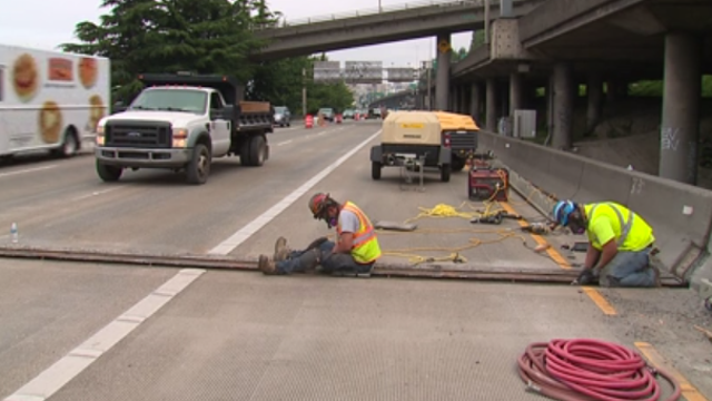 Expect "significant" construction delays on I-5 in Seattle this weekend