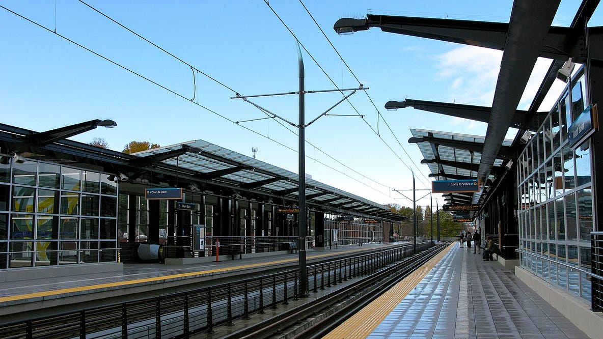 Seattle light rail service impacted by car driven on tracks at Mount Baker station