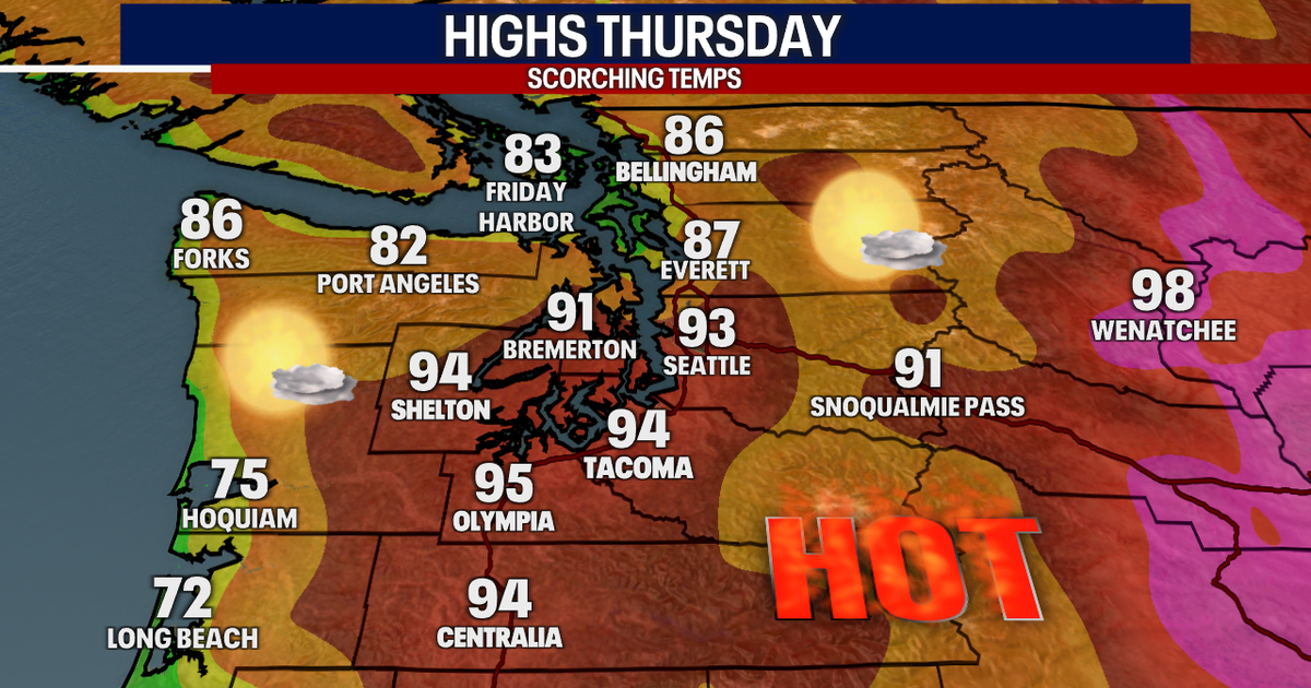 Another wave of scorching temps in Western Washington | FOX 13 Seattle
