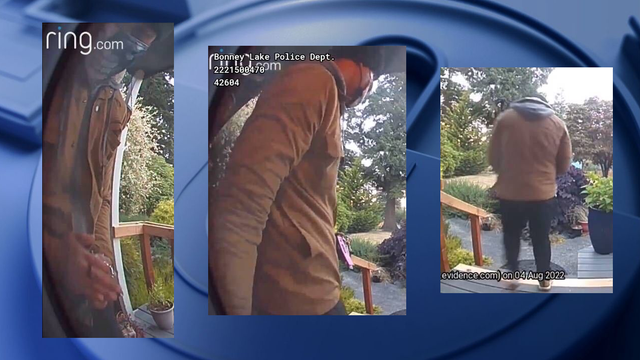 Bonney Lake Police seek help identifying suspect who broke into a home, stole 2 cars