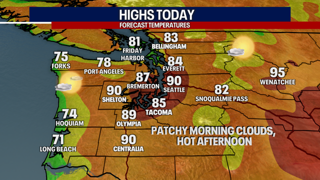 Seattle weather: Heat advisory Thursday before big cooldown this weekend