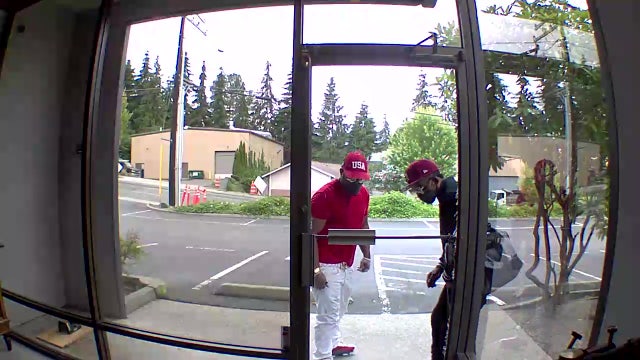 Surveillance video captures suspects who stole survey drones, construction equipment
