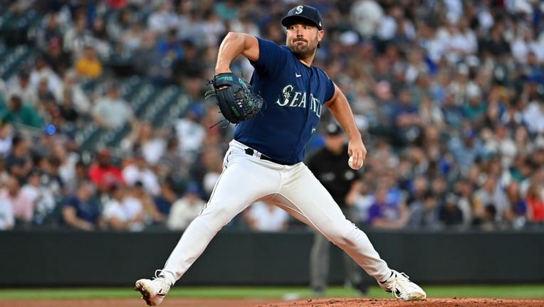 Mariners' Ray through 6 no-hit innings vs Angels