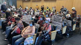 International District residents march on City Hall to stop homeless shelter, services hub